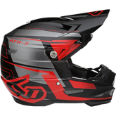6D HELMETS ATR-2 Helmet - Mach - Red/Gray/Black - Large 12-3327
